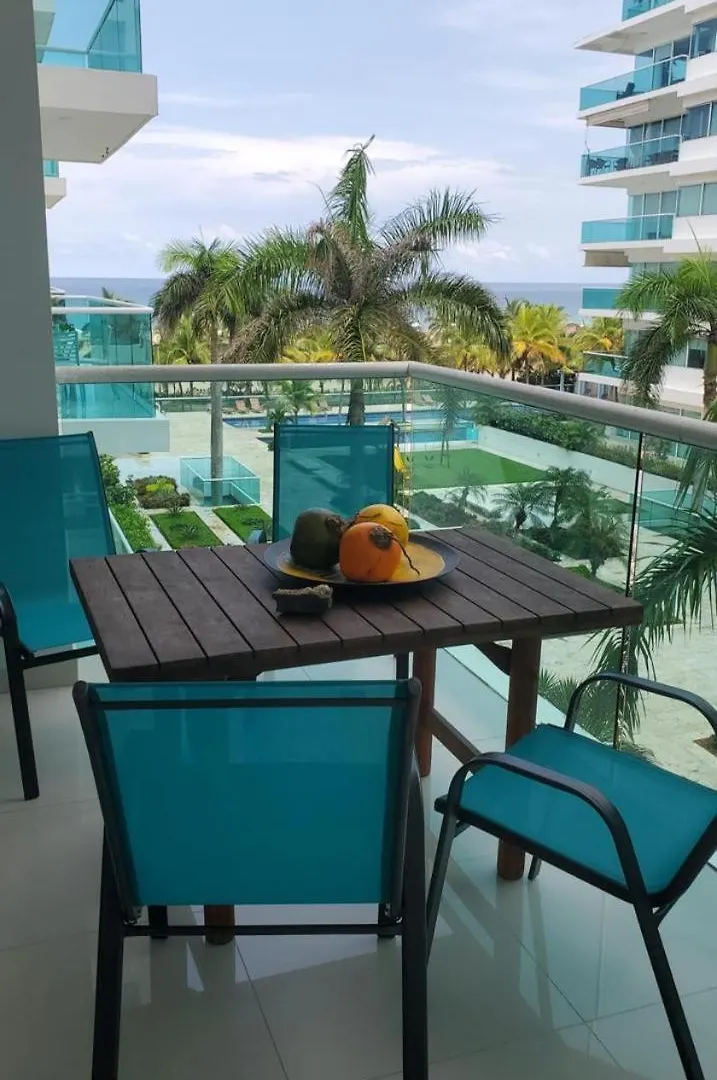 Apartamento Con Excelente Vista Al Mar Dos Alcobas Los Morros Cartagena Apartment