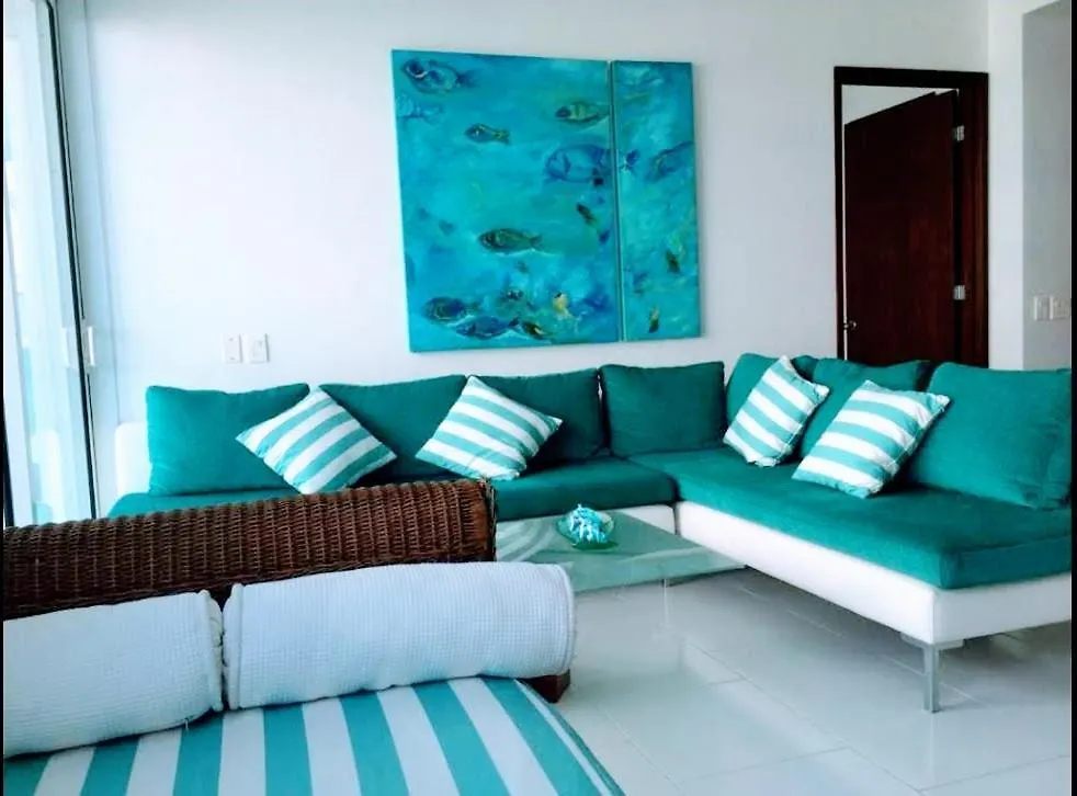 Apartamento Con Excelente Vista Al Mar Dos Alcobas Los Morros Cartagena 0*,