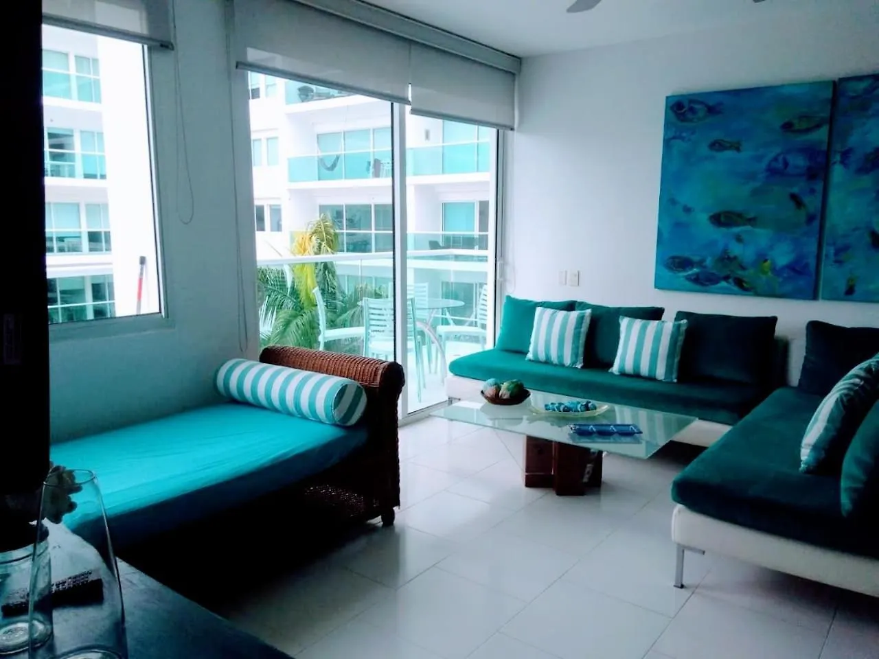 Apartamento Con Excelente Vista Al Mar Dos Alcobas Los Morros Cartagena